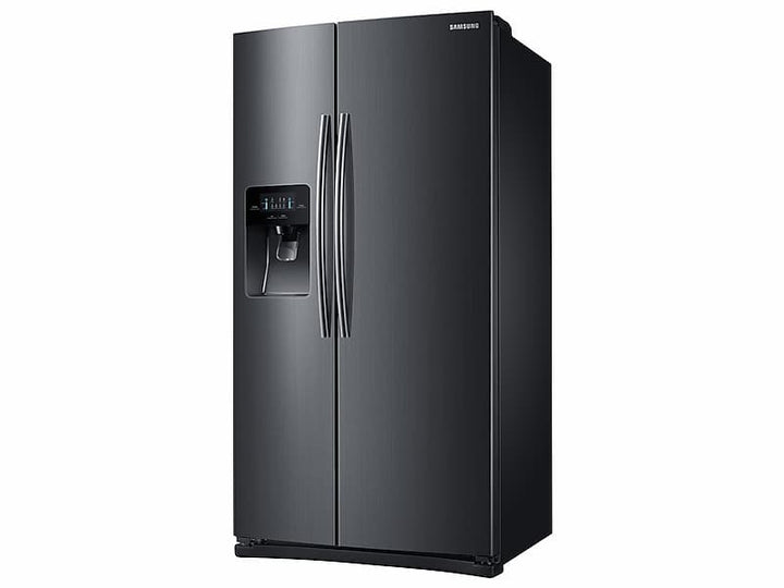 SAMSUNG RS25H5111SG 25 cu. ft. Side-by-Side Refrigerator with In-Door Ice Maker in Black Stainless Steel