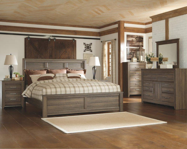 ASHLEY FURNITURE PKG004053 California King Panel Bed With Dresser