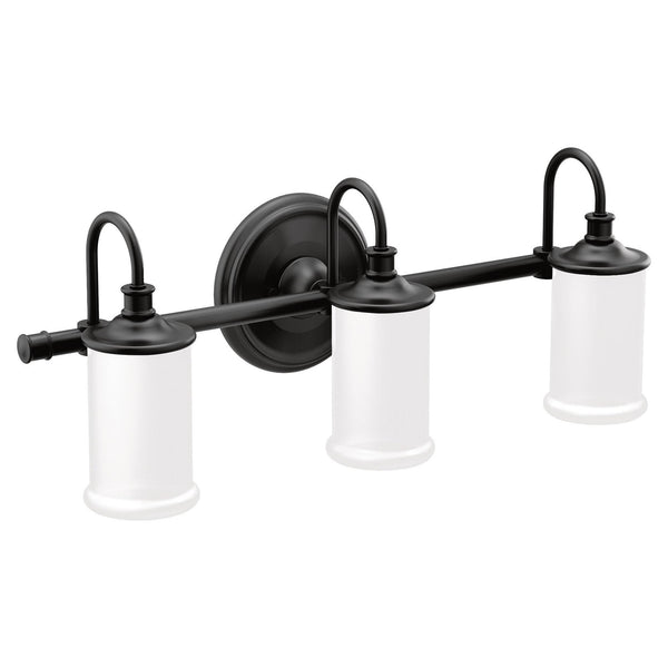 MOEN YB6463BL Belfield Matte black Bath Light