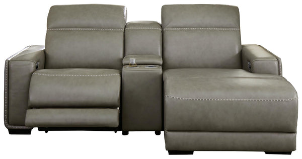 ASHLEY FURNITURE U94202S11 Correze 3-piece Power Reclining Sectional With Chaise