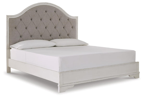 ASHLEY FURNITURE B773B4 Brollyn King Upholstered Panel Bed
