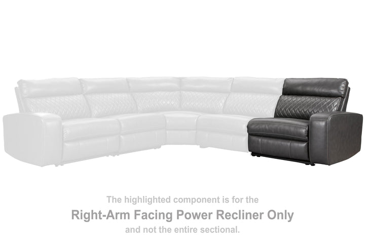 ASHLEY FURNITURE 5520362 Samperstone Right-arm Facing Power Recliner