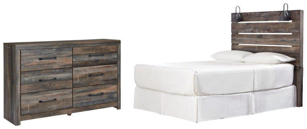 ASHLEY FURNITURE PKG007513 Queen Panel Headboard With Dresser