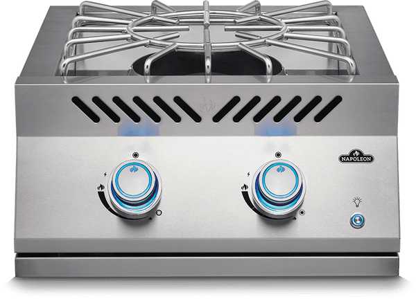 NAPOLEON BBQ BIB18PBNSS Built-in 700 Series Power Burner with Stainless Steel Cover , Stainless Steel , Natural Gas