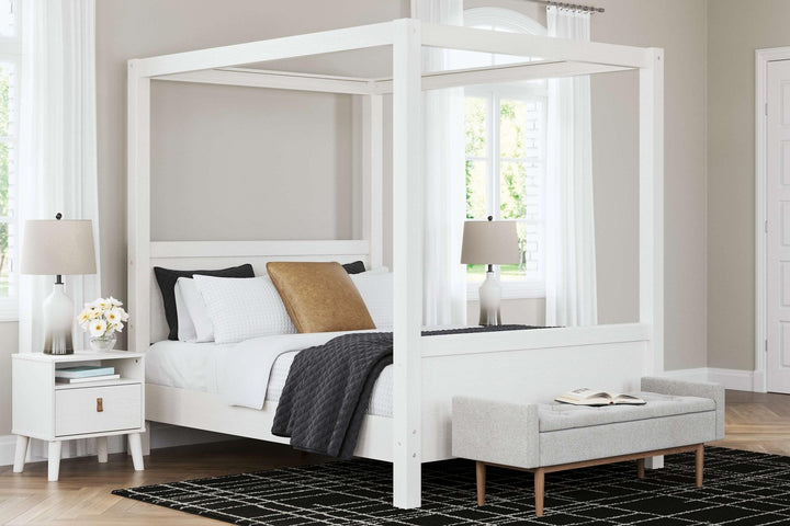 ASHLEY FURNITURE EB1024B8 Aprilyn Queen Canopy Bed