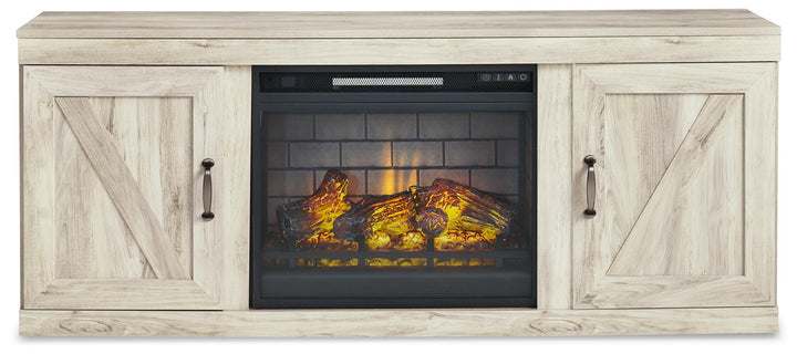 ASHLEY FURNITURE EW0331W7 Bellaby TV Stand With Electric Fireplace