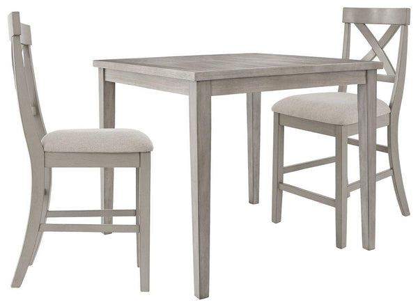 ASHLEY FURNITURE PKG008916 Counter Height Dining Table and 2 Barstools