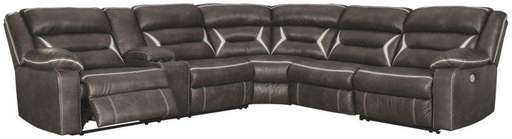 ASHLEY FURNITURE 13104S4 Kincord 4-piece Power Reclining Sectional