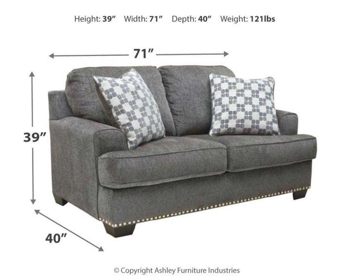 ASHLEY FURNITURE PKG001874 Sofa, Loveseat, Chair and Ottoman