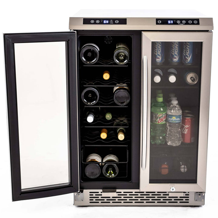 AVANTI WBV19DZ 19 Bottle / 66 Can Dual-Zone Wine & Beverage Center