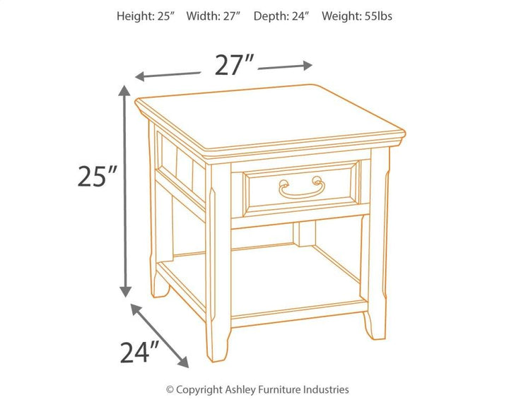 ASHLEY FURNITURE PKG007208 Coffee Table With 2 End Tables