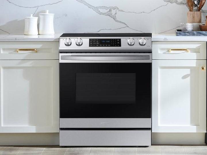 SAMSUNG NE63T8511SS 6.3 cu. ft. Smart Slide-in Electric Range with Air Fry in Stainless Steel