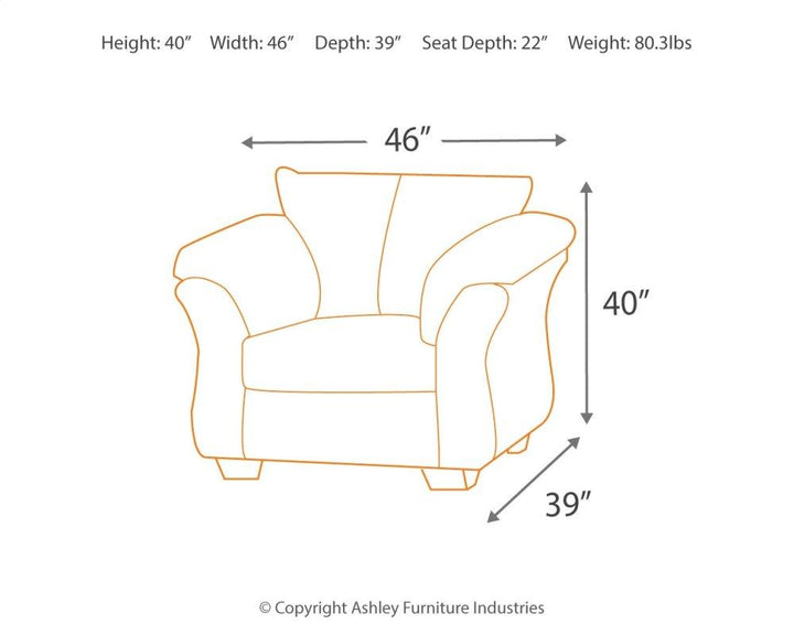 ASHLEY FURNITURE 7500520 Darcy Chair