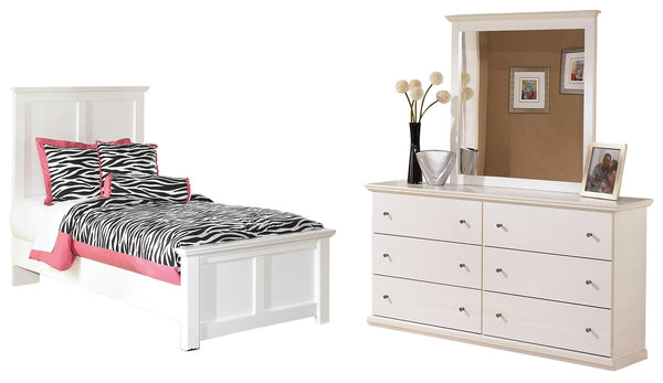 ASHLEY FURNITURE PKG002789 Twin Panel Bed With Dresser