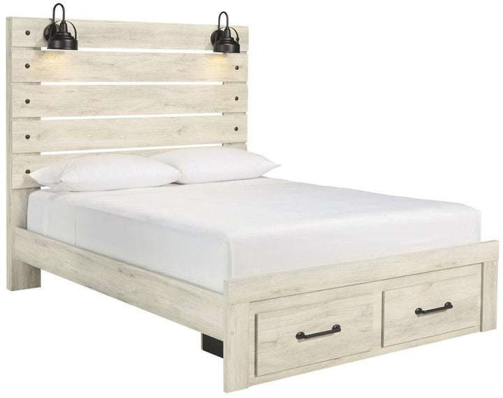ASHLEY FURNITURE PKG003092 Queen Panel Bed With 2 Storage Drawers With Dresser