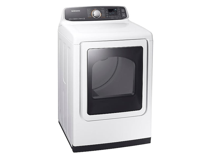 SAMSUNG DVE52M7750W 7.4 cu. ft. Electric Dryer in White