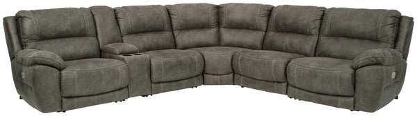 ASHLEY FURNITURE 51403S6 Cranedall 6-piece Power Reclining Sectional