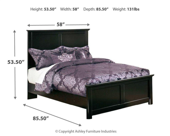 ASHLEY FURNITURE PKG002689 Full Panel Headboard With Mirrored Dresser, Chest and Nightstand