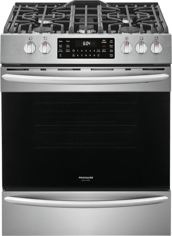 FRIGIDAIRE FGGH3047VF Gallery 30" Front Control Gas Range with Air Fry