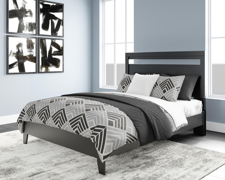 ASHLEY FURNITURE EB3392B2 Finch Queen Panel Platform Bed