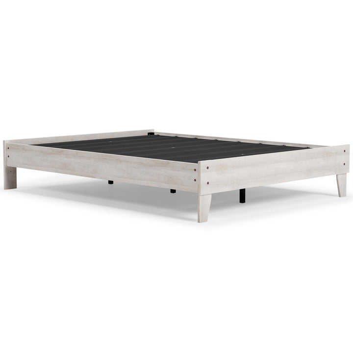 ASHLEY FURNITURE PKG009329 Queen Platform Bed With Dresser and Chest