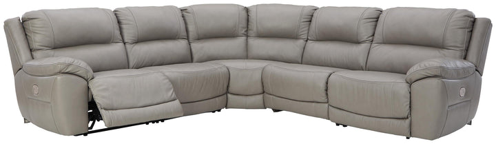 ASHLEY FURNITURE U71605S1 Dunleith 5-piece Power Reclining Sectional