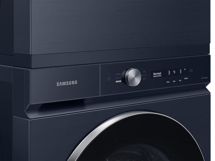 SAMSUNG DVG53BB8900DA3 Bespoke 7.6 cu. ft. Ultra Capacity Gas Dryer with AI Optimal Dry and Super Speed Dry in Brushed Navy