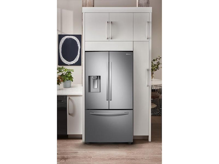 SAMSUNG RF28R6201SR 28 cu. ft. 3-Door French Door, Full Depth Refrigerator with CoolSelect Pantry TM in Stainless Steel