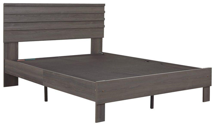 ASHLEY FURNITURE PKG008863 Queen Platform Bed With Dresser and Chest