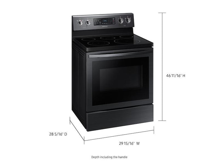 SAMSUNG NE59T7511SG 5.9 cu. ft. Freestanding Electric Range with Air Fry and Convection in Black Stainless Steel