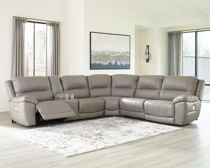 ASHLEY FURNITURE U71605S2 Dunleith 6-piece Power Reclining Sectional