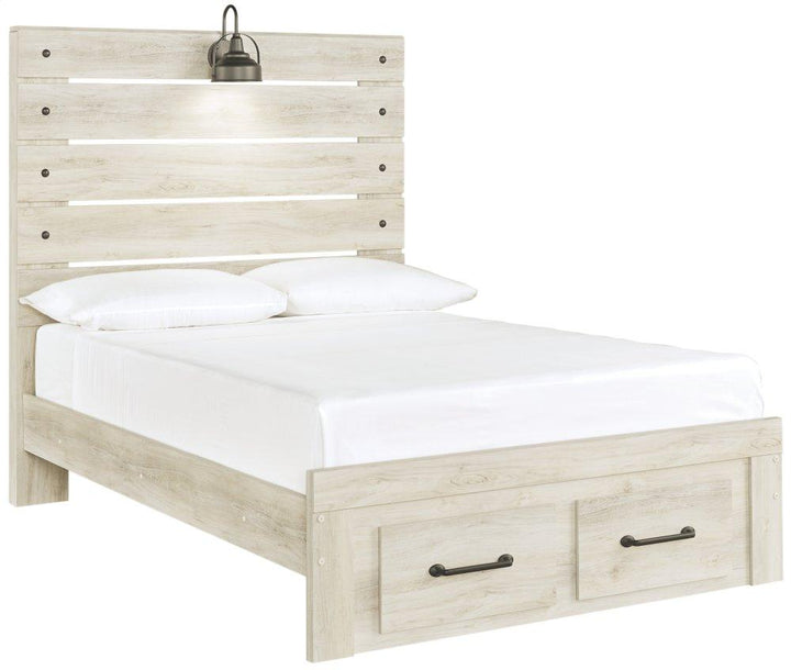 ASHLEY FURNITURE PKG003049 Full Panel Bed With 2 Storage Drawers With Dresser