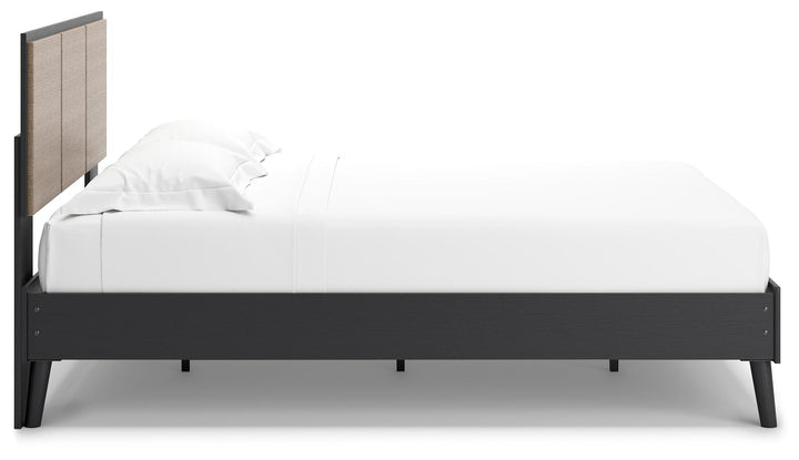 ASHLEY FURNITURE EB1198B2 Charlang Queen Panel Platform Bed