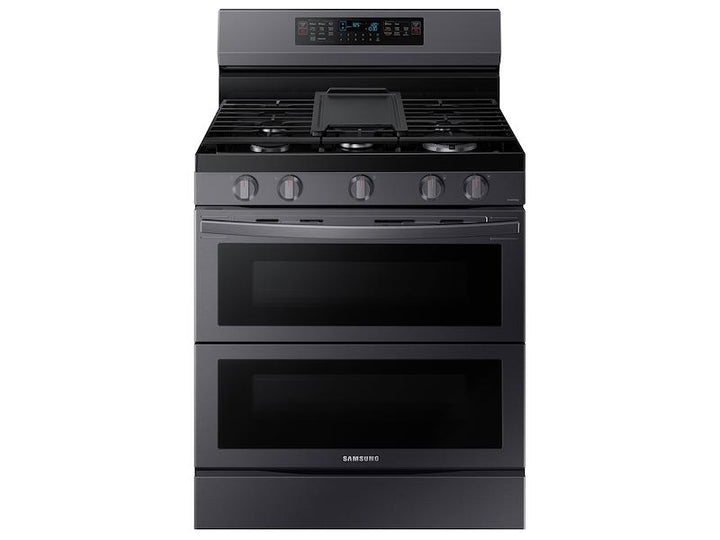 SAMSUNG NX60A6751SG 6.0 cu. ft. Smart Freestanding Gas Range with Flex Duo TM & Air Fry in Black Stainless Steel