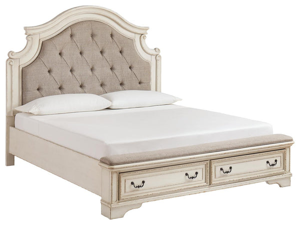 ASHLEY FURNITURE B743B21 Realyn California King Upholstered Bed