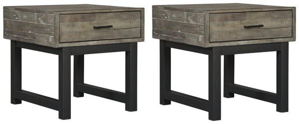 ASHLEY FURNITURE PKG008561 2 End Tables