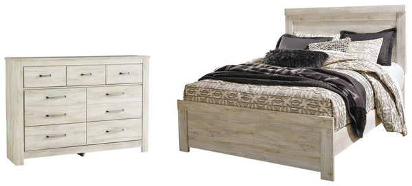 ASHLEY FURNITURE PKG000727 Queen Crossbuck Panel Bed With Dresser