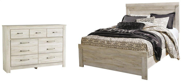 ASHLEY FURNITURE PKG000727 Queen Crossbuck Panel Bed With Dresser