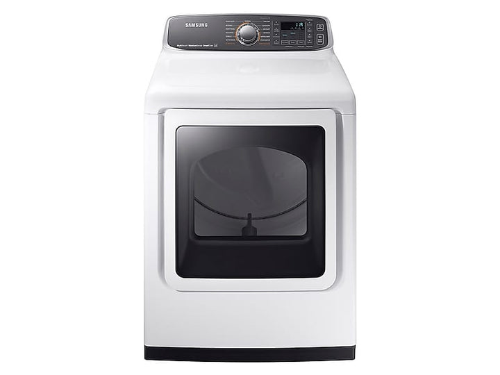 SAMSUNG DVE52M7750W 7.4 cu. ft. Electric Dryer in White