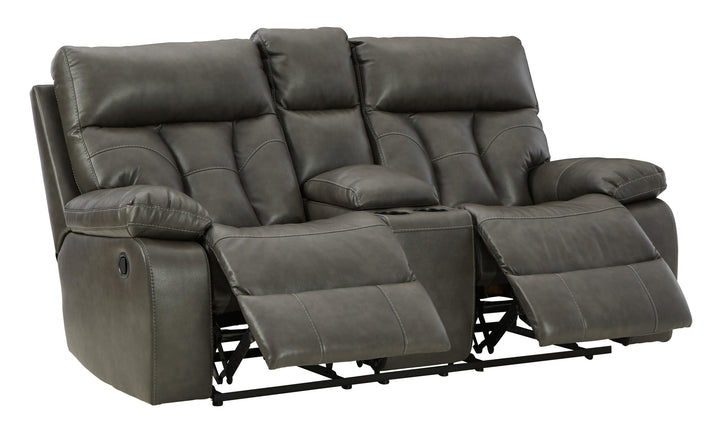 ASHLEY FURNITURE 1480194 Willamen Reclining Loveseat With Console