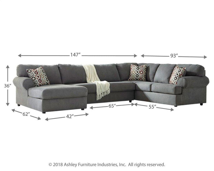 ASHLEY FURNITURE 64902U1 Jayceon 3-piece Sectional and Ottoman