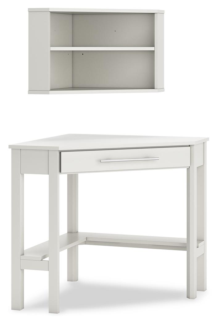 ASHLEY FURNITURE H207H1 Grannen Home Office Corner Desk With Bookcase