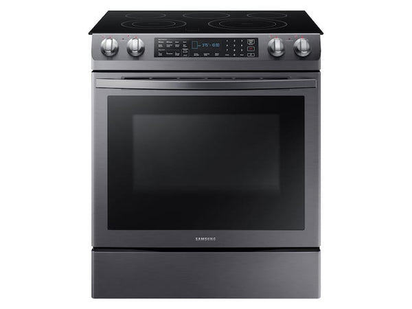 SAMSUNG NE58R9431SG 5.8 cu. ft. Slide-In Electric Range in Black Stainless Steel