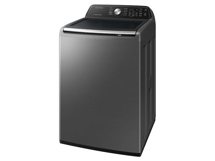 SAMSUNG WA44A3405AP 4.4 cu. ft. Top Load Washer with ActiveWave TM Agitator and Active WaterJet in Platinum