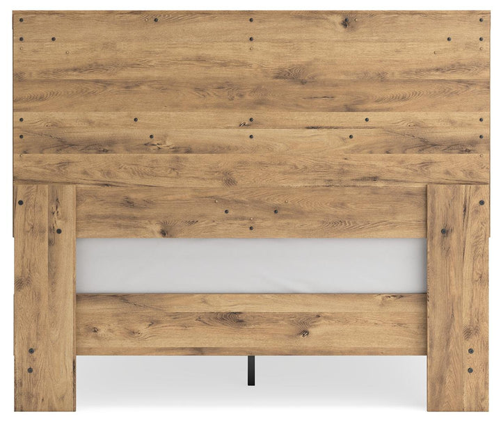 ASHLEY FURNITURE EB2712B3 Larstin Queen Crossbuck Panel Platform Bed