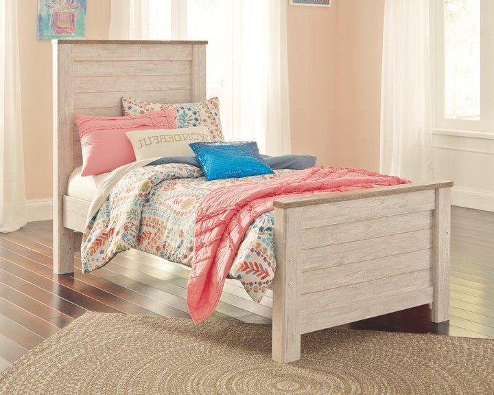 ASHLEY FURNITURE PKG000703 Twin Panel Bed With Nightstand