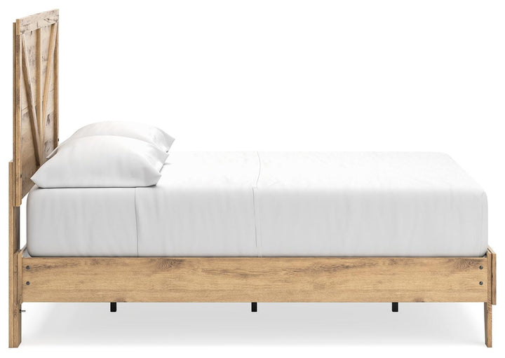 ASHLEY FURNITURE EB2712B2 Larstin Full Crossbuck Panel Platform Bed
