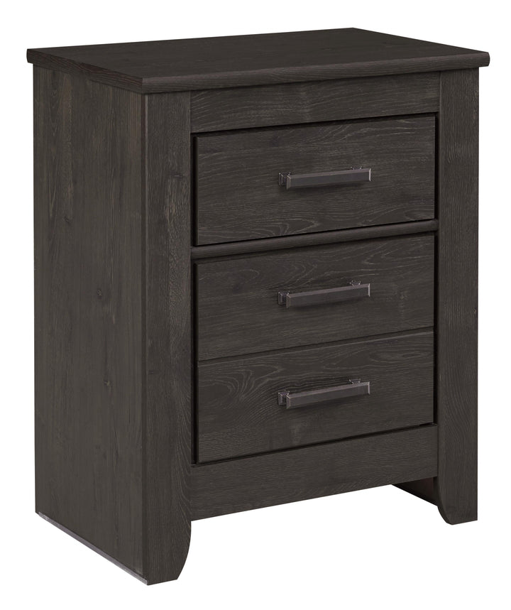 ASHLEY FURNITURE PKG004015 King Panel Bed With Mirrored Dresser, Chest and Nightstand