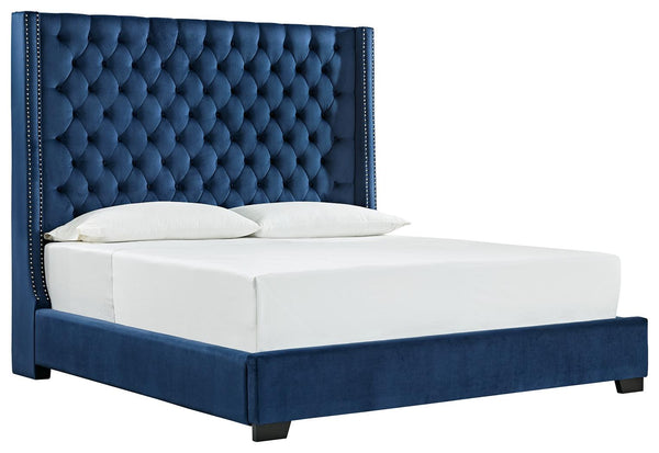 ASHLEY FURNITURE B650B26 Coralayne California King Upholstered Bed