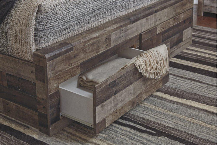 ASHLEY FURNITURE PKG003304 Queen Panel Bed With 6 Storage Drawers With Dresser
